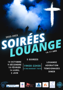 flyer soirée de louange